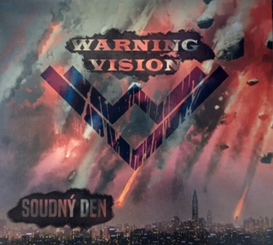 Set: Hrnek Warning Vision + CD Soudný den